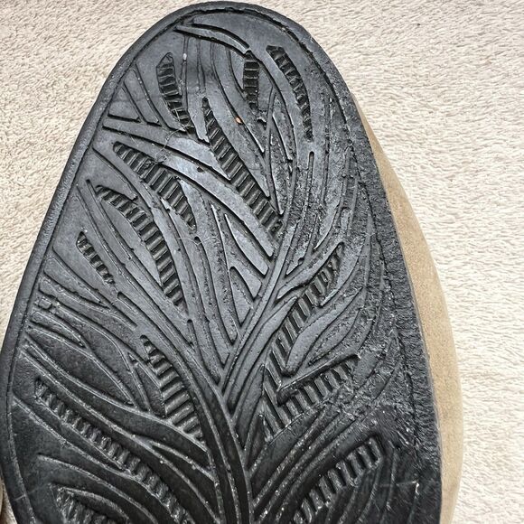 Arche Tan Nubuck Black Elastic Criss Cross Strap Heeled Sandal Women EU 40 US 9 - Picture 14 of 16